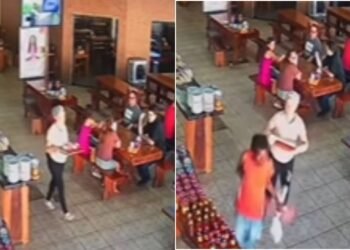 Funcionária reage à importunação sexual