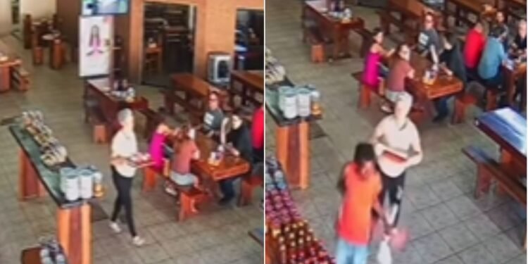 Funcionária reage à importunação sexual