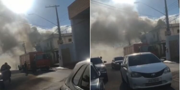 Incêndio no bairro São Raimundo