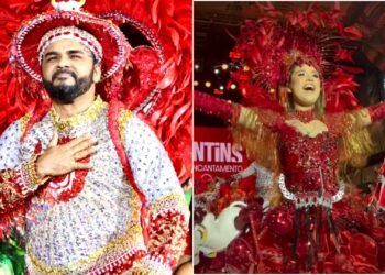 Israel Paulain e Raíra Lins