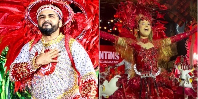 Israel Paulain e Raíra Lins