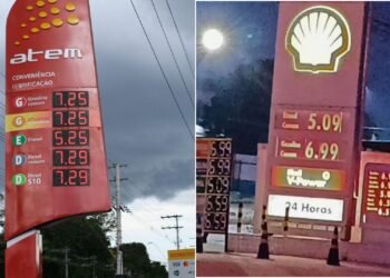 Preço da gasolina oscila em Manaus