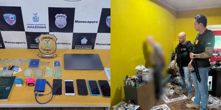 Prisão de suspeito de golpe