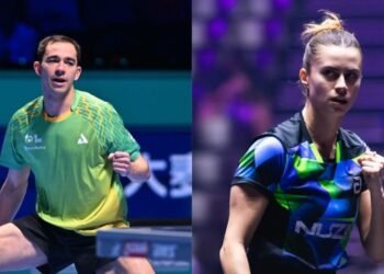 Calderano e Bruna Takahashi vencem e avançam às oitavas da Copa do Mundo de tênis de mesa