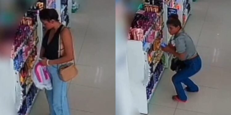 Dupla é flagrada furtando produtos em farmácia na zona Leste de Manaus