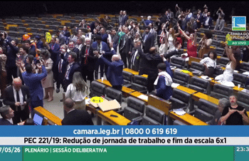 Câmara conclui votação e PEC que acaba com escala 6×1 e reduz jornada para 40h