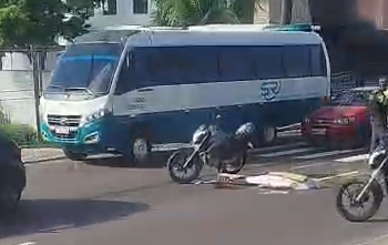 Idosa morre atropelada na faixa de pedestre por motociclista sem CNH na zona Leste de Manaus