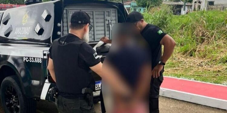 Suspeito é localizado e preso - (Foto: Divulgação/PC-AM)