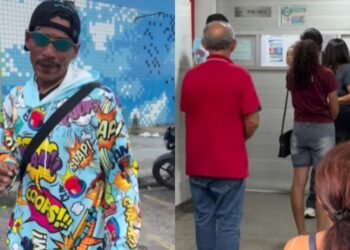 Influenciador denuncia lotação