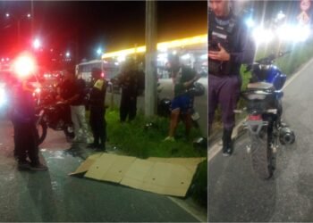 Motociclista morre após grave acidente na Alameda Cosme Ferreira