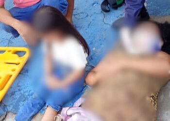 Mulher e duas crianças são atropeladas