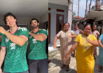 Gringos repercutem após dançar ´´passinho do jamal``- (Foto: Reprodução/Redes Sociais)