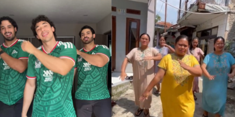 Gringos repercutem após dançar ´´passinho do jamal``- (Foto: Reprodução/Redes Sociais)