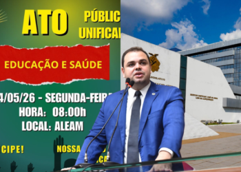 Servidores convocam para protesto em frente a Aleam - (Foto: Reprodução/Rios de Notícias)