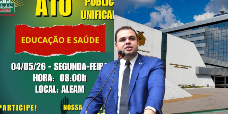 Servidores convocam para protesto em frente a Aleam - (Foto: Reprodução/Rios de Notícias)