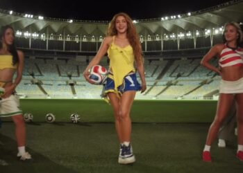 Shakira divulga teaser de música da Copa gravado no Maracanã