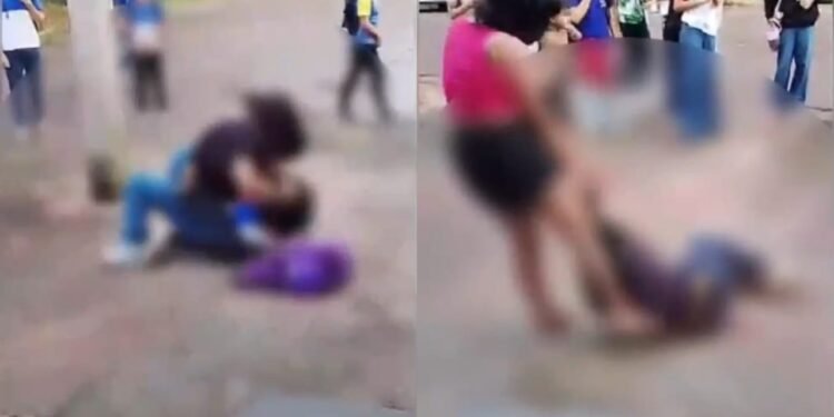Mulher agride adolescente ao tentar separar briga entre alunas no interior do AM