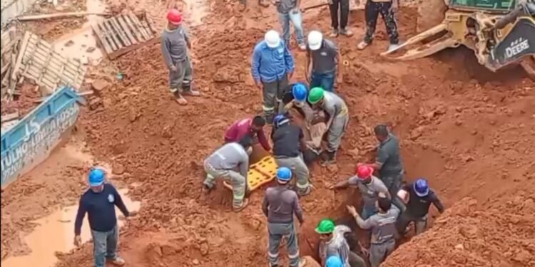 Trabalhador morre soterrado durante obra em condomínio na zona Oeste de Manaus