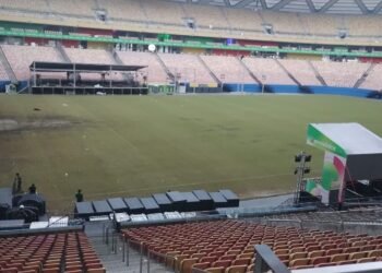 ‘Campo de várzea’: CBF muda final entre Nacional e Paysandu após avaliar gramado da Arena da Amazônia