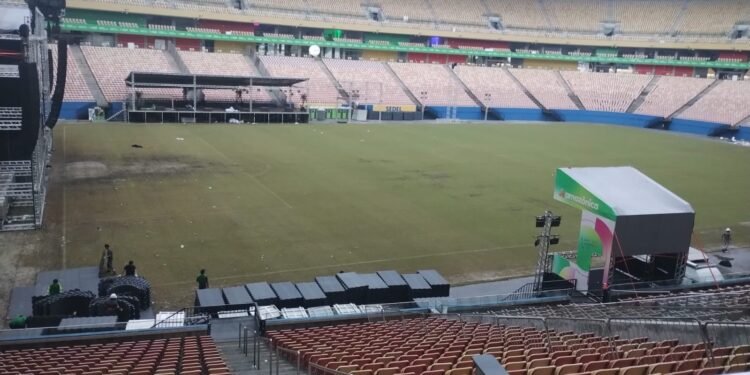 ‘Campo de várzea’: CBF muda final entre Nacional e Paysandu após avaliar gramado da Arena da Amazônia