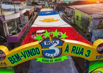 De ruas decoradas a fan fests: Manaus terá diversas opções para assistir à estreia do Brasil na Copa