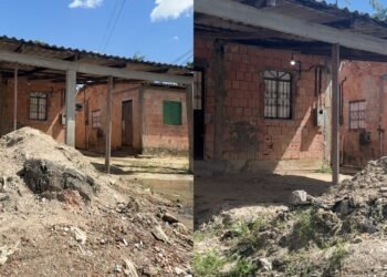 Entulho em via da zona Oeste