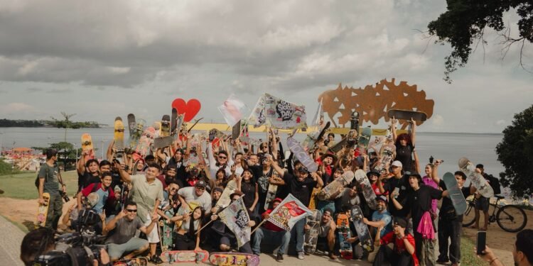 Manaus vira palco da cultura skate com evento que une esporte, arte e inclusão