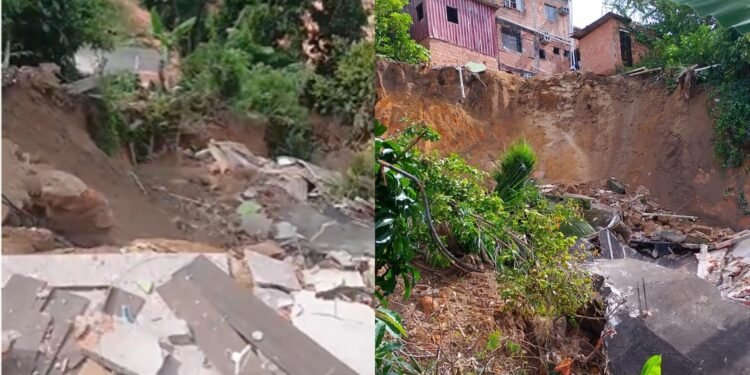Moradores denunciam novo desabamento e relatam risco constante no Mauazinho