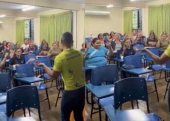 Professor viraliza ao ensinar toada do Caprichoso em Libras
