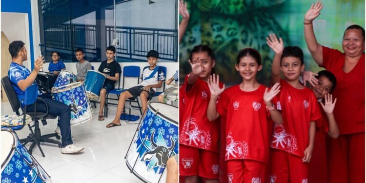 Tradição que nasce cedo: apoio a projetos sociais fortalece novas gerações do Festival de Parintins