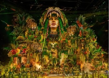 Kamara ganha forma na concentração do Garantido e leva para a arena a força ancestral do povo Kamarayana