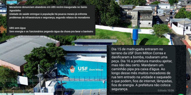 Pacientes e servidores denunciam furtos constantes - (Foto: Reprodução/Mensagens encaminhadas ao Rios de Notícias )