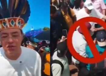 ‘Perdeu a confiança’: indígenas Tikuna cobram promessas não cumpridas de Eduardo Braga e vídeo repercute nas redes