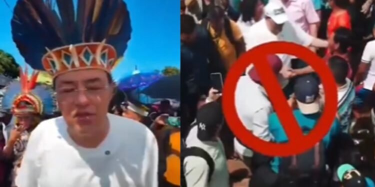 ‘Perdeu a confiança’: indígenas Tikuna cobram promessas não cumpridas de Eduardo Braga e vídeo repercute nas redes