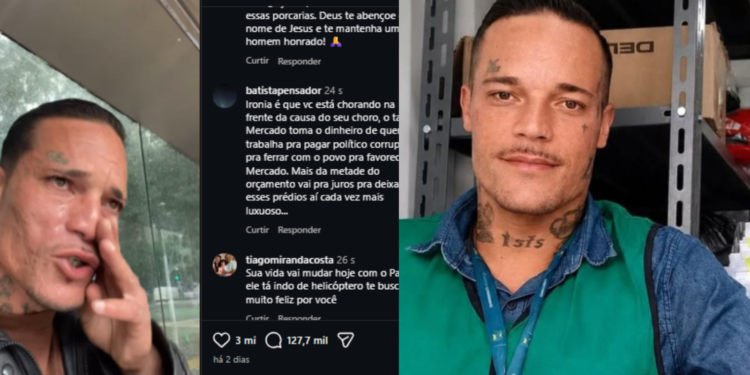 Influenciador publica vídeo em sua rede social relatando dificuldades enfrentadas no Brasil - (Foto: Reprodução/Redes Sociais)