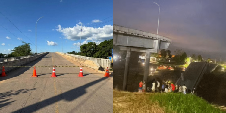 Uma das vítimas realizava transmissão ao vivo minutos antes da Ponte desabar - (Foto: Reprodução/redes Sociais)