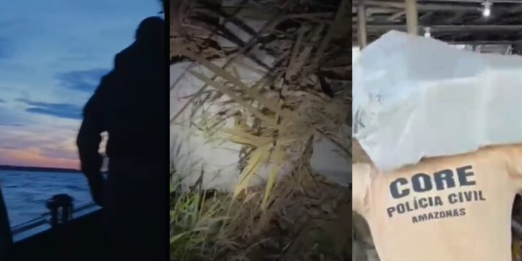 Denarc apreende 700 quilos de skunk e arsenal escondidos em área de mata na comunidade do Tupé