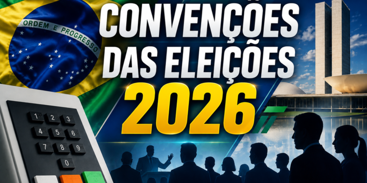 Convenções partidárias marcam início da corrida eleitoral para Eleições 2026