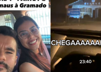 Após cinco dias de viagem, o casal amazonense chega a Gramado, no Rio Grande do Sul - (Foto: Reprodução/Redes sociais)