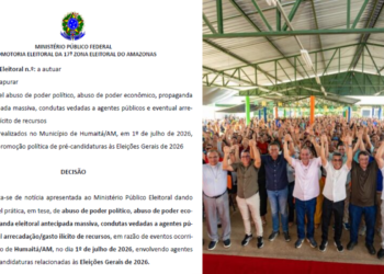 Ministério Público Eleitoral instaurou uma Notícia de Fato Eleitoral para investigar possíveis irregularidades - (Foto:Reprodução Diário MPE e Redes Sociais)
