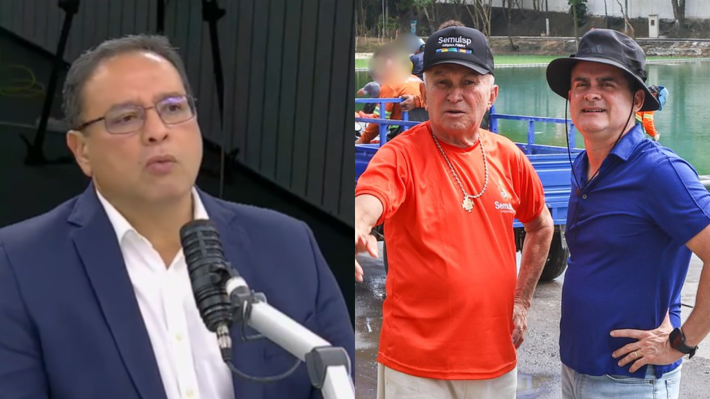 Coronel denuncia ameaças de morte feitas pelo David Almeida e Sabá Reis - (Foto: Reprodução/programa “Claro & Escuro” e Internet)