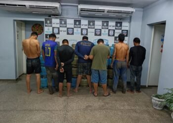 Grupo é preso suspeito de roubar 68 botijas de gás