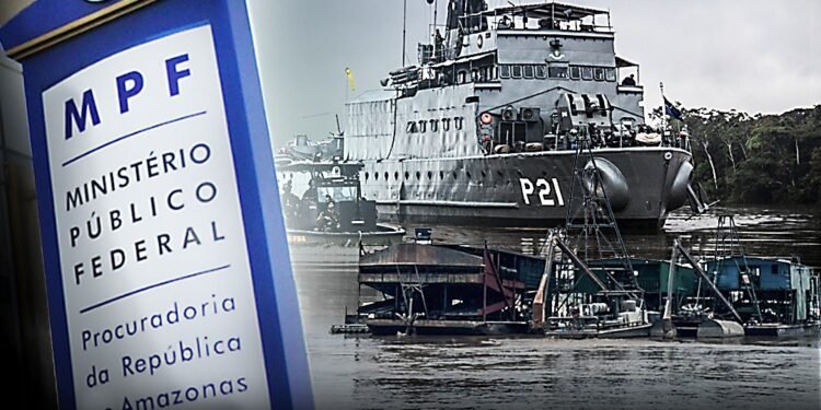 MPF recomenda à Marinha rigor na fiscalização de embarcações para combater o garimpo ilegal