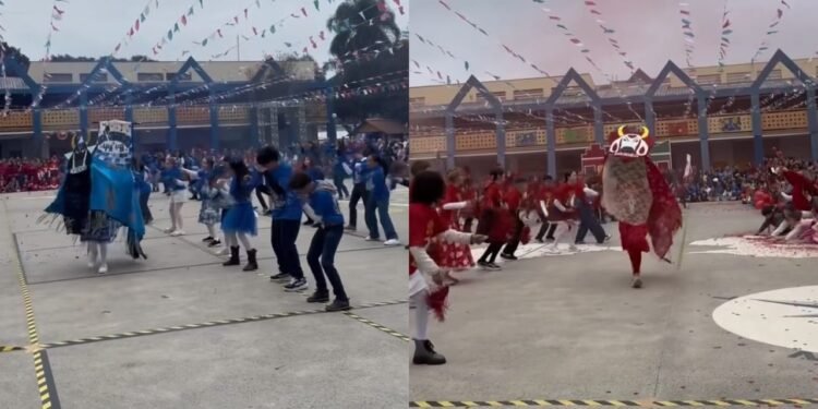 Estudantes do Paraná homenageiam o Festival de Parintins em apresentação escolar