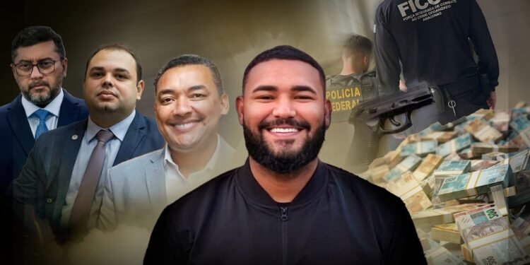 Preso com R$ 300 mil: filho de aliado de Wilson Lima e Roberto Cidade é investigado por lavar dinheiro do tráfico de drogas