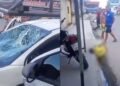Homem morre após grave colisão entre motocicleta e carro no Jorge Teixeira, em Manaus