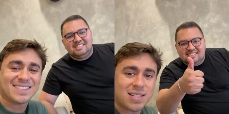 Nikolas Ferreira declara apoio à pré-candidatura de Jean Batista a deputado federal pelo Amazonas