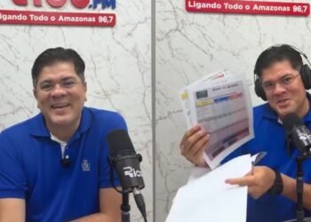 Márcio Azedo anuncia Afrânio Gonçalves como vice e defende famílias tradicionais do Caprichoso em entrevista à Rádio Rios Parintins