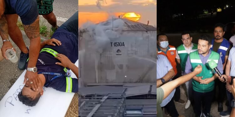 Gabinete de crise é instalado após vazamento de gás no Distrito Industrial de Manaus