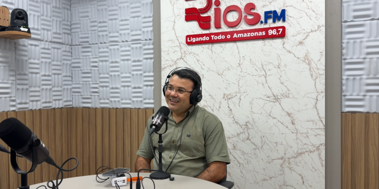 Prefeito de Barreirinha, Darlan Taveira (União Brasil) - (Foto: Reprodução/Arquivo Rádio Rios Parintins)